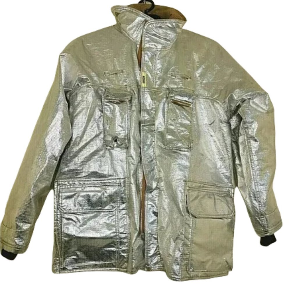 ALUMINIZED FIREFIGHTER TURNOUT JACKET Proximity 48 Regular with Liner - GC9